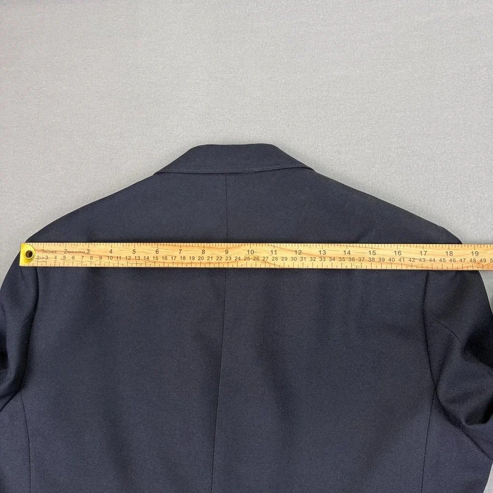 Vintage Panatela Levis Blazer Mens 40L Navy Blue Sport Coat Jacket 2 Button USA‎
